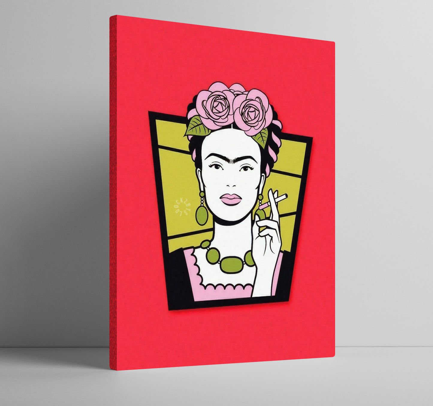 Frida Khalo con cigarro